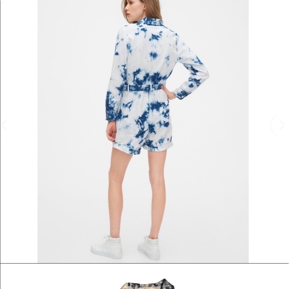 GAP Linen Tie-Dye Romper - Picture 2 of 3